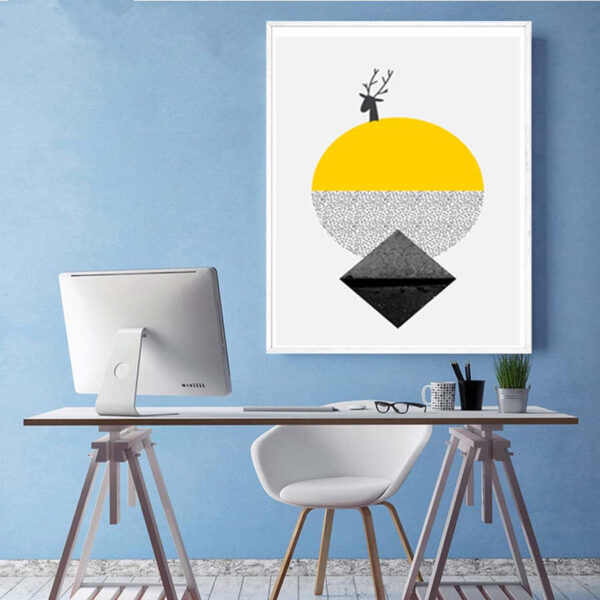 Geometric Abstract Wall Art - Image 2