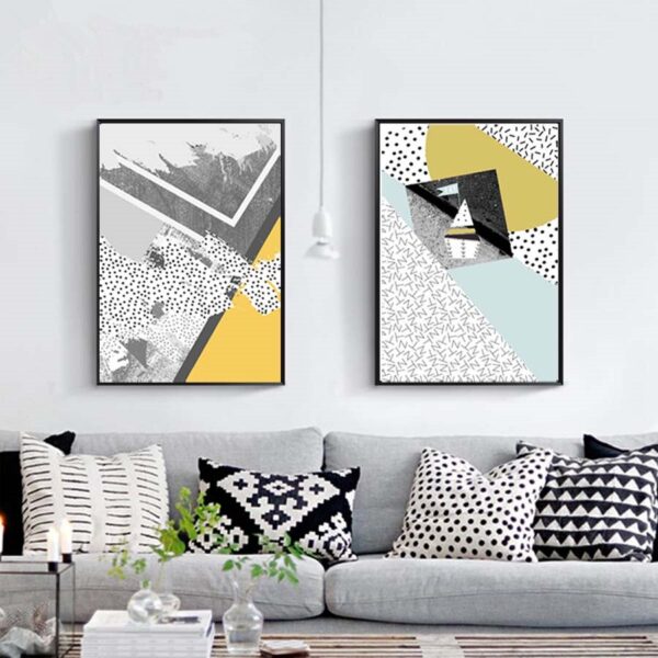 Geometric Abstract Wall Art - Image 5