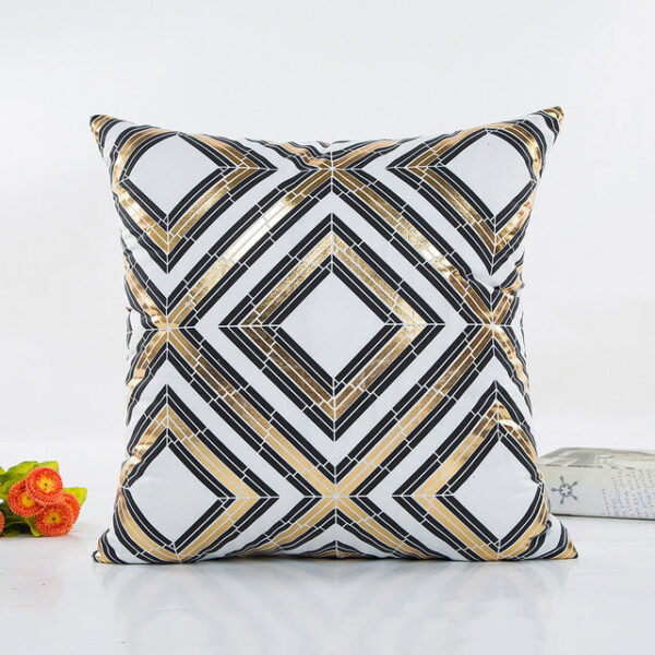 Gold Foil Pillow Cases Printing Pillow Case Sofa - Image 3