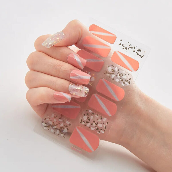 Patterned Elegant Nail Stickers - Image 16