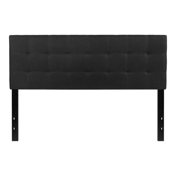 Bedford Tufted Upholstered Queen Size Headboard in Fabric - Image 8