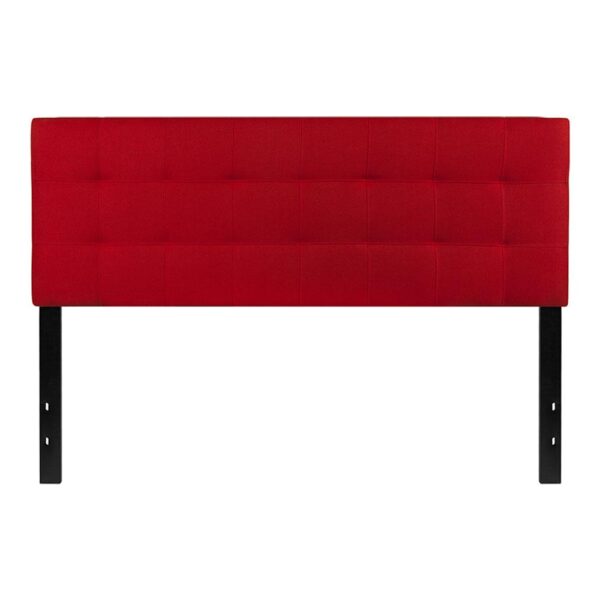 Bedford Tufted Upholstered Queen Size Headboard in Fabric - Image 14