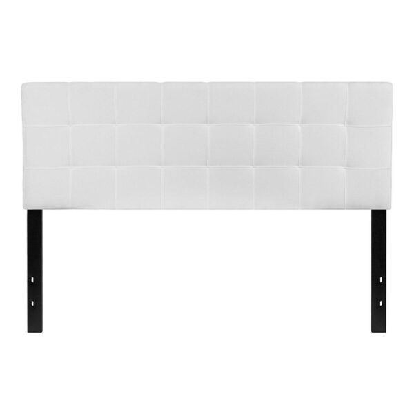 Bedford Tufted Upholstered Queen Size Headboard in Fabric - Image 15