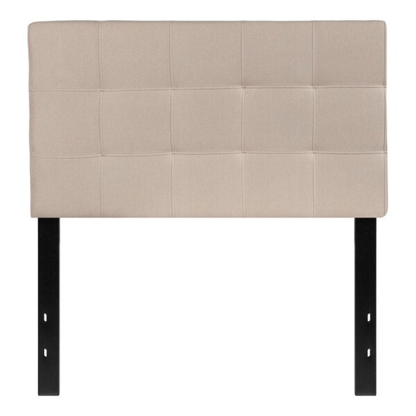 Bedford Tufted Upholstered Twin Size Headboard in Fabric - Image 21