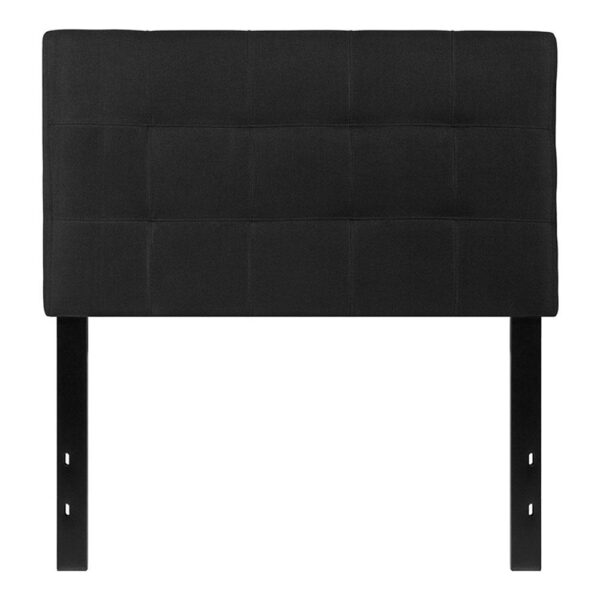 Bedford Tufted Upholstered Twin Size Headboard in Fabric - Image 19