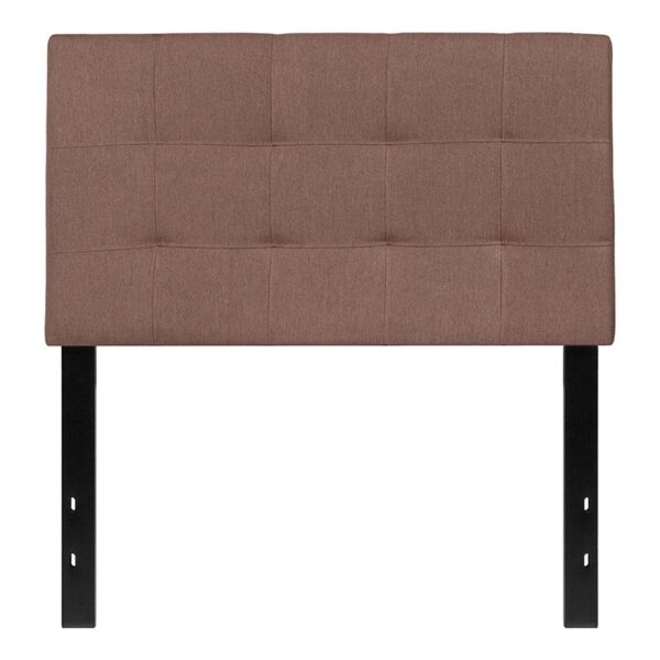Bedford Tufted Upholstered Twin Size Headboard in Fabric - Image 17