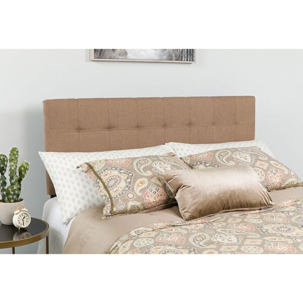 Bedford Tufted Upholstered Twin Size Headboard in Fabric - Image 16