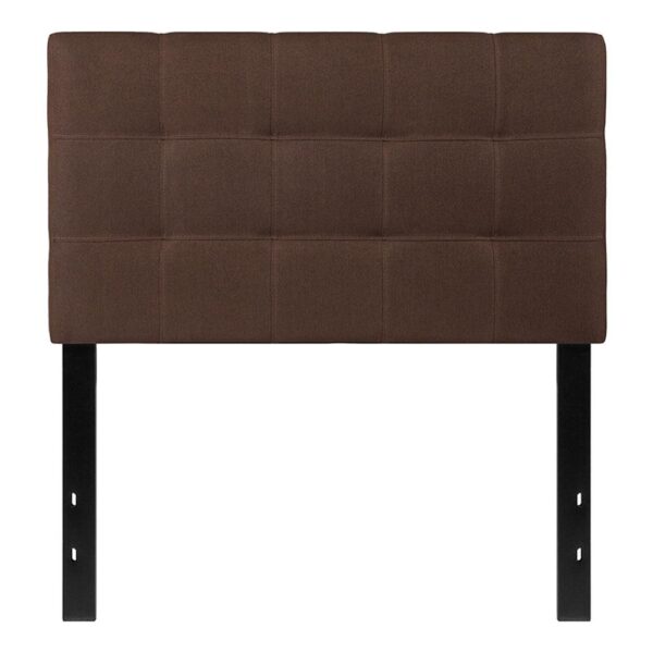 Bedford Tufted Upholstered Twin Size Headboard in Fabric - Image 13