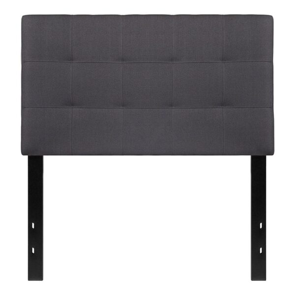 Bedford Tufted Upholstered Twin Size Headboard in Fabric - Image 11