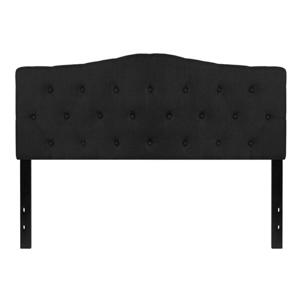 Cambridge Tufted Upholstered Queen Size Headboard in Fabric - Image 34