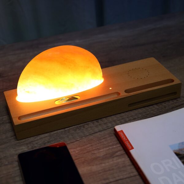 Himalayan Salt Lamp Wireless Charger - Image 2