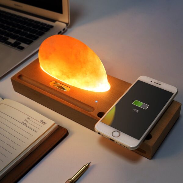 Himalayan Salt Lamp Wireless Charger