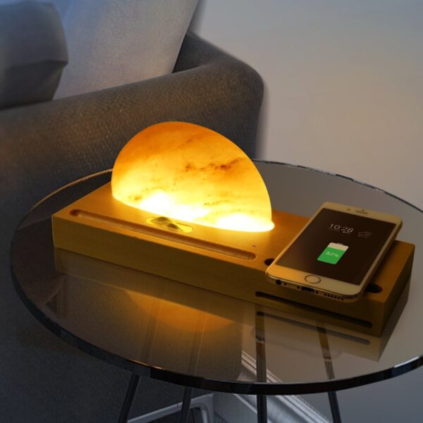 Himalayan Salt Lamp Wireless Charger - Image 5