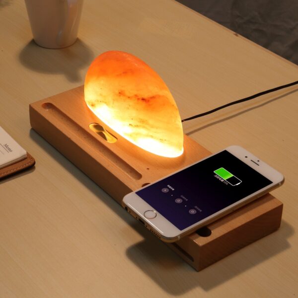 Himalayan Salt Lamp Wireless Charger - Image 6