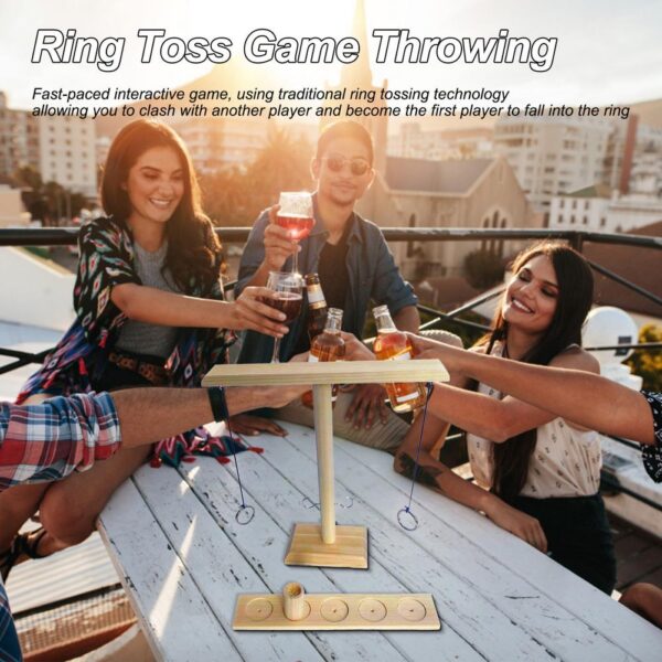 Wooden Ring Toss Game - Image 6