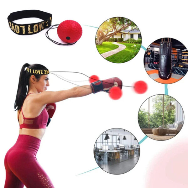 Boxing Reflex Ball Headband - Image 2