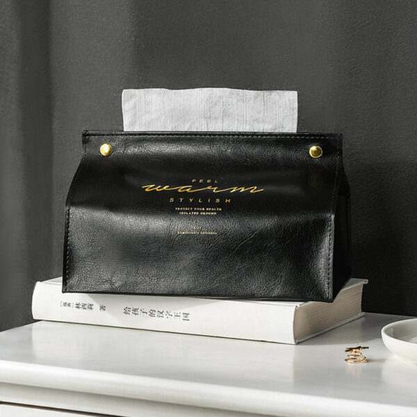 Leather Tissue Box Case - Image 4