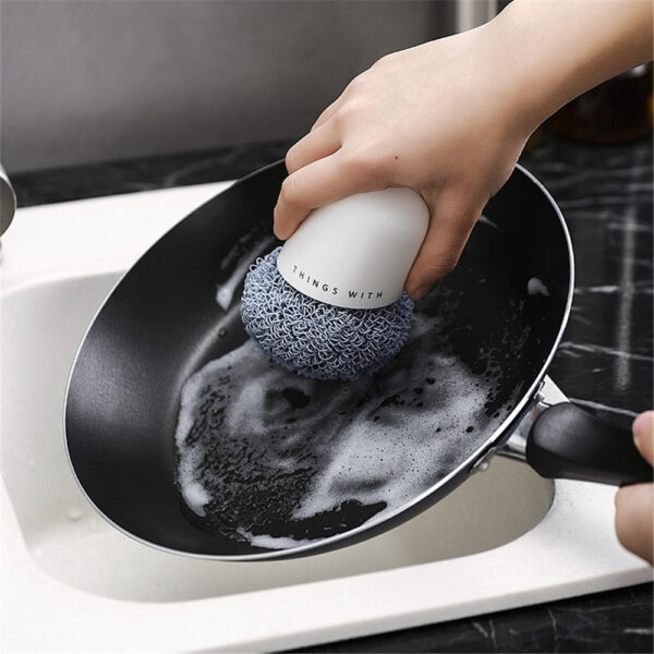 Kitchen Cleaning Brush Strong Decontamination Wash Pot Bowl Brush - Image 2