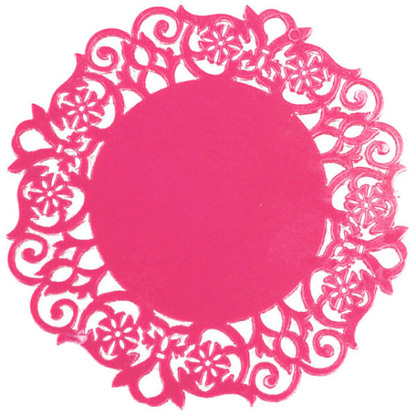 Lace Flower Doilies Silicone Coaster Tea Cup Mats - Image 3