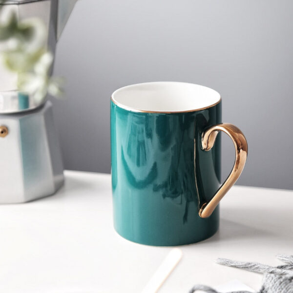 Elegant Ceramic Coffee Cup Set Porcelain - Image 5