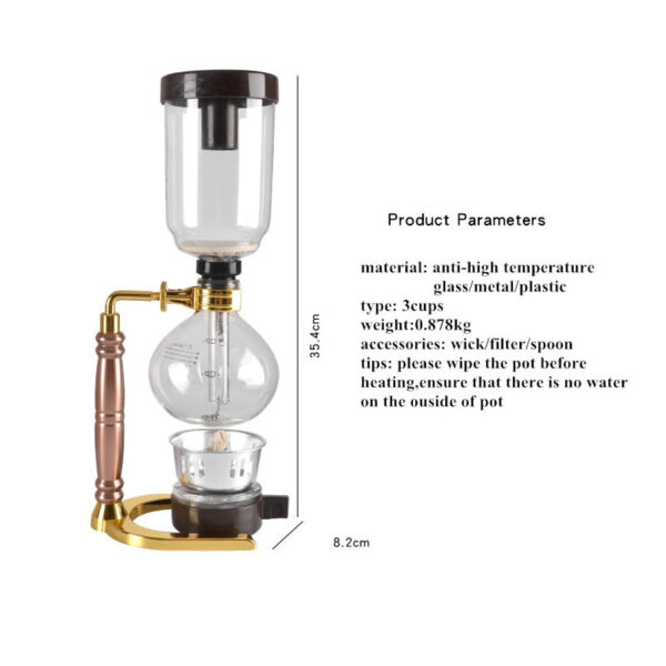 Siphon coffee maker Tea Siphon pot - Image 5