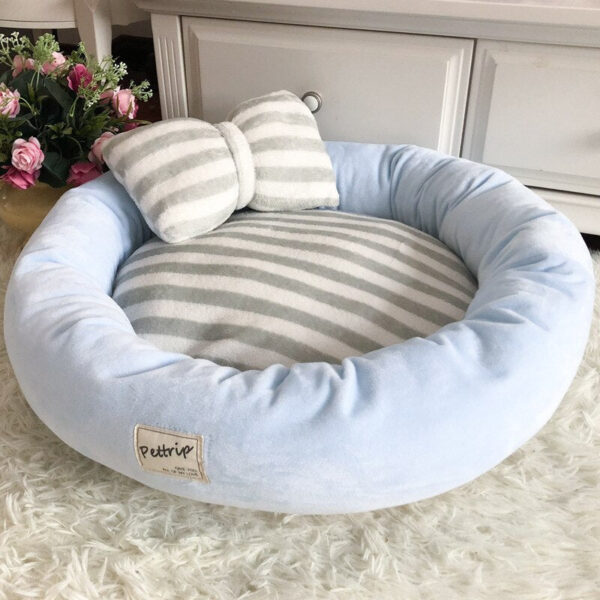 Round Warm Pet Bed - Image 3