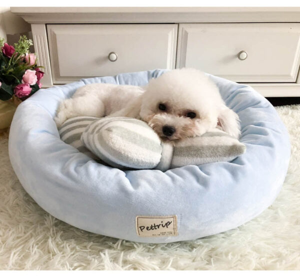 Round Warm Pet Bed - Image 4