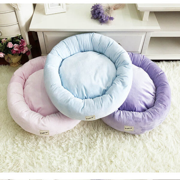 Round Warm Pet Bed - Image 6