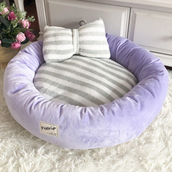 Round Warm Pet Bed - Image 2