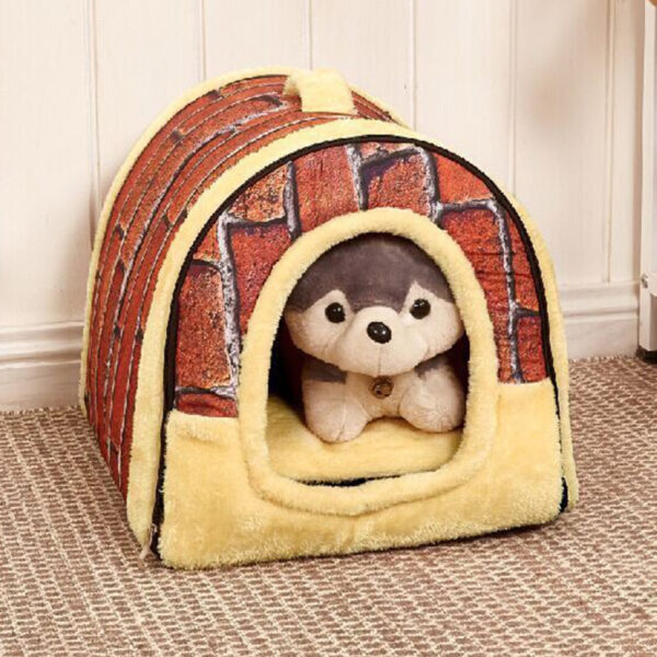 Brick-Patterned Pet House - Image 2