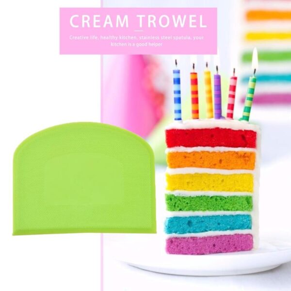 Plastic Cake Cream Spatula Dough Knife Cutter Butter Batter Scraper - Image 5