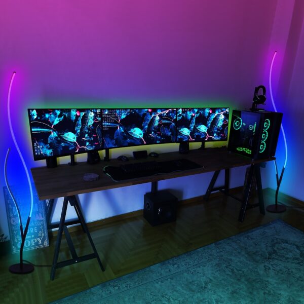 RGB Ripple Floor Lamp - Image 6