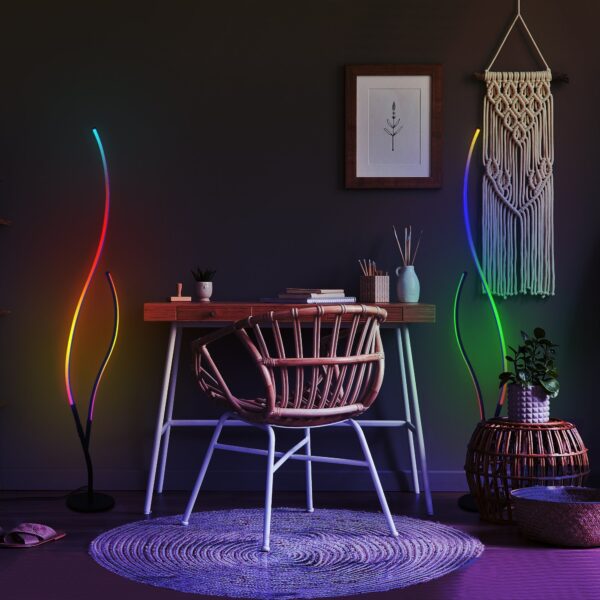 RGB Ripple Floor Lamp - Image 9