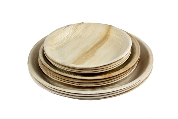 Palm Leaf Plates Round 7" Inch (Set of 25/50/100) - Image 3