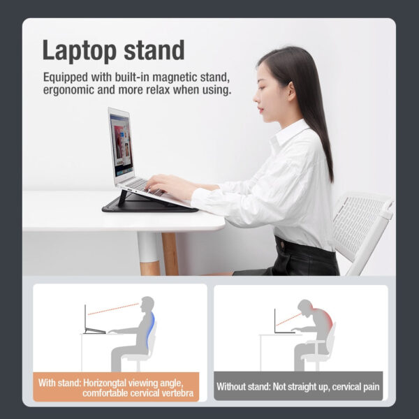Laptop Sleeve Bag with Laptop Stand and Mouse Pad - Image 7