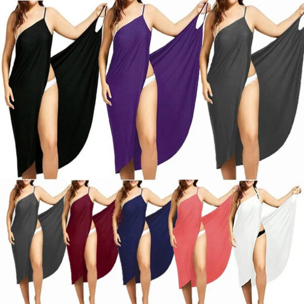 Women's Beach Wrap Dress Cover-up - Image 2