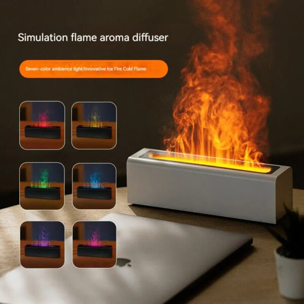 Colorful Flame Diffuser for Ambiance & Aroma - Image 7