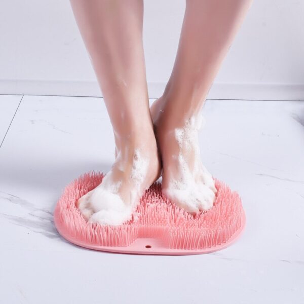 Foot Washing Brush Silicone Bath Foot Massage Pad Mat - Image 13