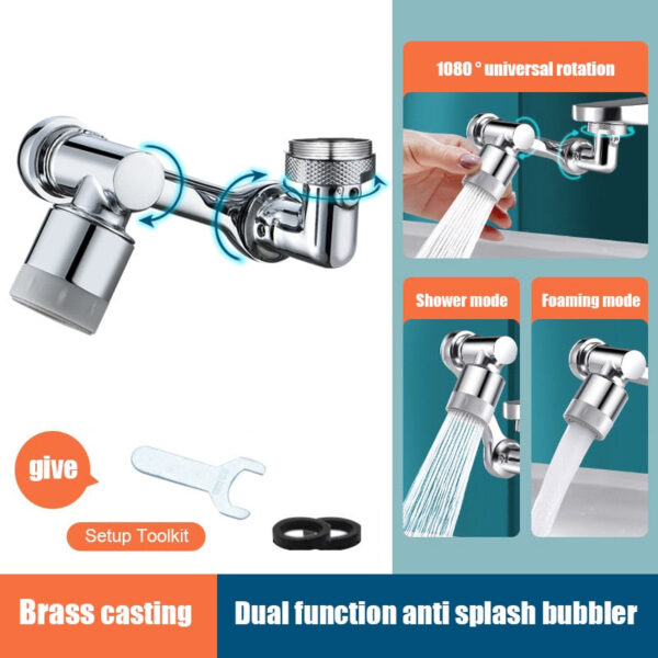 1080° Rotating Splash Filter Faucet - Image 7