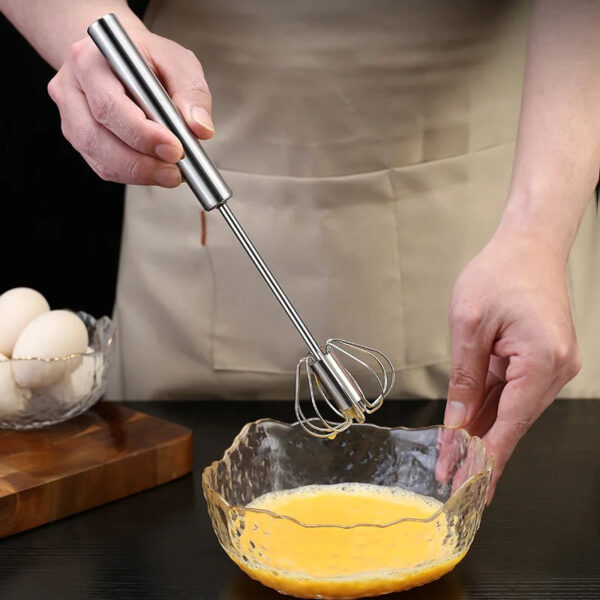 Stainless Steel Semi-Automatic Whisk - Image 2