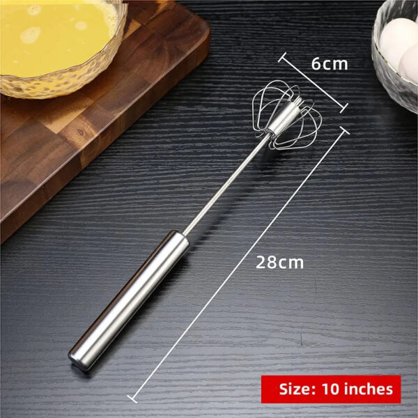 Stainless Steel Semi-Automatic Whisk - Image 8