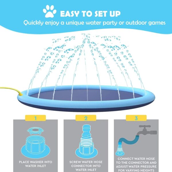 Non-Slip Splash Pad for Kids and Dog - Image 20