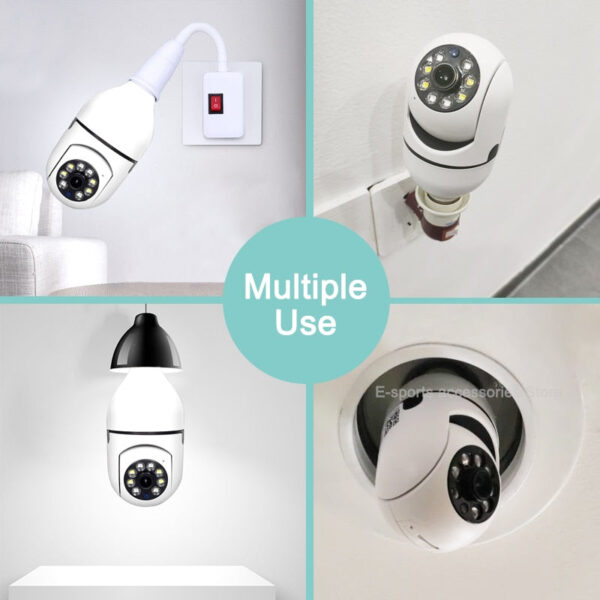 360 Wifi Light Bulb Auto Tracking Camera - Image 9