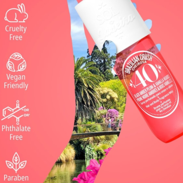 Brazilian Crush Cheirosa ’40 Bom Dia Hair & Body Fragrance Mist - Image 3