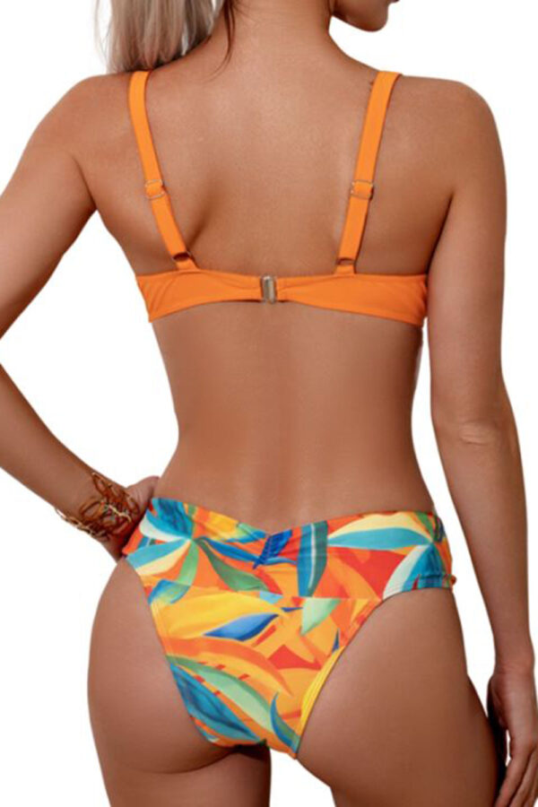 Ruched Top, Brief and Tied Cover Up Swim Set - Image 10