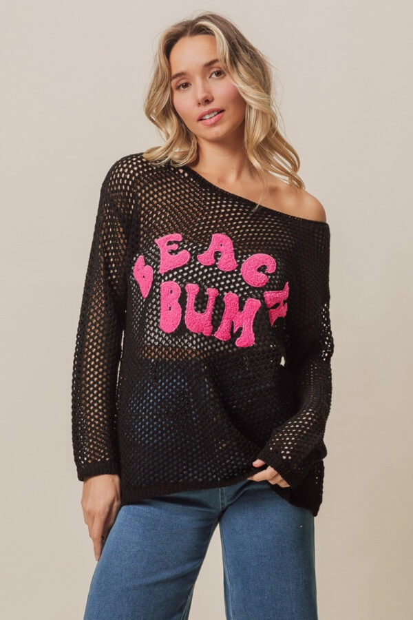 BiBi BEACH BUM Embroidered Knit Cover Up - Image 2