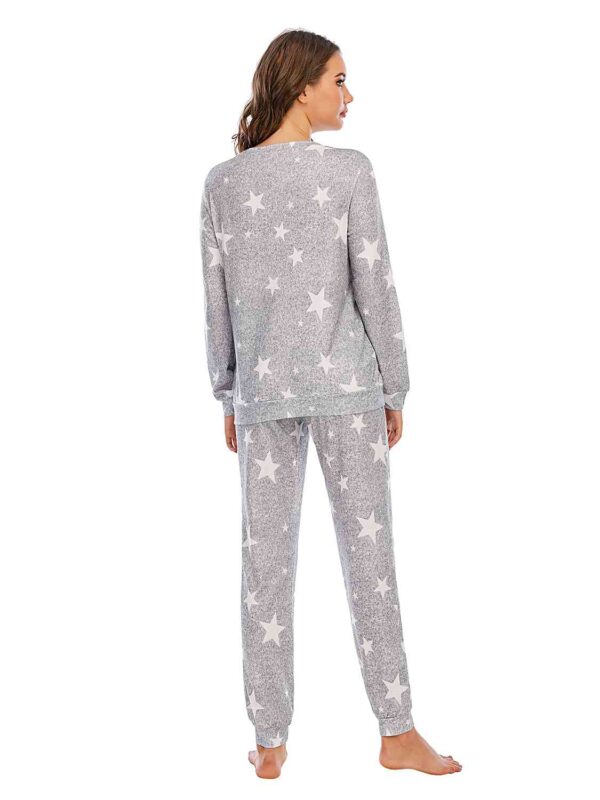 Star Top and Pants Lounge Set - Image 2