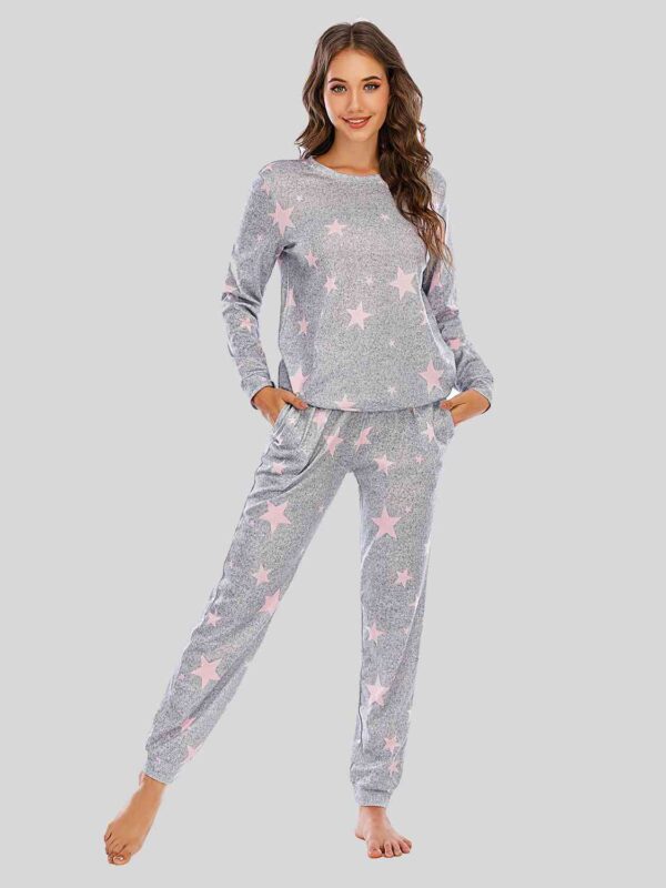 Star Top and Pants Lounge Set - Image 10