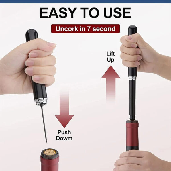 Air Pressure Wine Corkscrew - Image 8