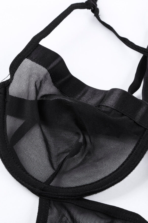 Strappy Mesh Teddy - Image 6